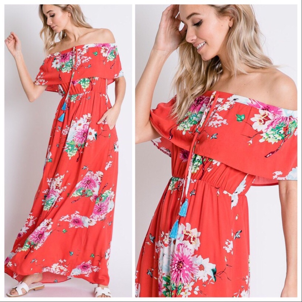 The Abigail Sweet Floral Maxi Dress - Picture 6 of 6